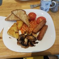 Vegan breakfast at Grace Tea Room in Ellesmere Port