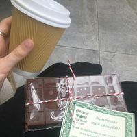 Home-made vegan chocolate! at Grace Tea Room in Ellesmere Port
