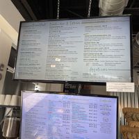 Menu boards   at Urban Beets Cafe & Juicery in Wauwatosa
