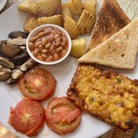 Veggie breakfast, no eggs   at Cafe on Thu Wheels in Hue