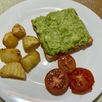 Avocado toast (swapped eggs for potatoes)   at Cafe on Thu Wheels in Hue