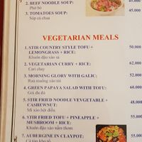 We had 1 and 5, which were both really nicely seasoned. at Cafe on Thu Wheels in Hue