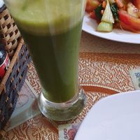 Vegan juice at Cafe on Thu Wheels in Hue