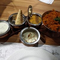 A set lunch menu (various to choose from) at Kailash Parbat in Kowloon