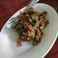 Tea leaf salad at Wonderful Tasty in Mandalay