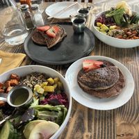 We likes it so much that we went the next day and ordered the same. Those pancakes are delicious   at Chula Eatery in La Quinta