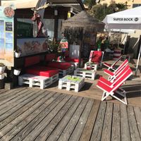Outdoor seating  at Salsada do Zé in Portimao