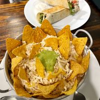 Burrito & nachos  at Green Lovers in Santa Cruz