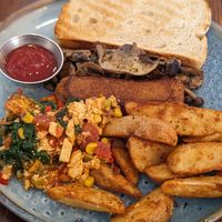 Vegan breakfast at Namo Cafe Bistro in Calgary