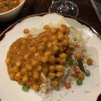 Chole & veggie rice (vegan & gf)  at The Tiffin Truck in Cambridge