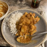 Aloo Gobi masala (vegan & gf) #Veganuary at The Tiffin Truck in Cambridge