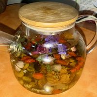 Flower tea 😋   at Happy Family - San Bernardino in San Bernardino