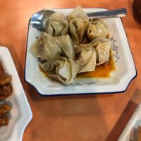 Szechuan wontons - 6/10 because they weren’t that spicy  at Happy Family - San Bernardino in San Bernardino