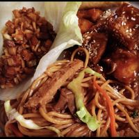 Plate of 4 dishes  at Happy Family - San Bernardino in San Bernardino
