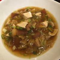 Vegan “pork” soup at Bermondsey Cafe in Nagoya