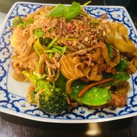 Tasty pad thai
Say no egg, no fish sauce - pure vegetarian
(Vegan) at Chao Phraya in Kyneton
