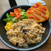 Mushroom pilaf at Newyork B&C in Seoul