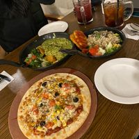 Cashew cream pesto, veggie pizza, & pilaf set  at Newyork B&C in Seoul