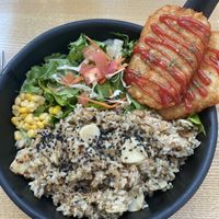 Garlic Mushroom rice set  at Newyork B&C in Seoul