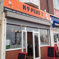 Front of cafe  at K9 Plus 1 Cafe in Barry