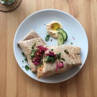 Breakfast burrito 🌯 at Vital Cafe in Leeds