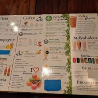 Not particularly special drinks. at Coffee Crepes in Paris
