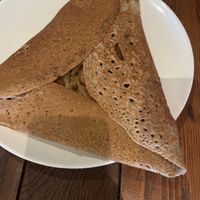 Onion and potato   at Coffee Crepes in Paris