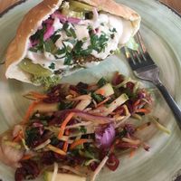 Falafel Pocket & Slaw at Neomonde Mediterranean in Durham