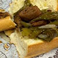 Beyond Sausage, peppers and onions   at Romeo's Pizza in Manalapan