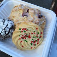 Cookies and scone   at Fern Cafe and Bakery in Victoria