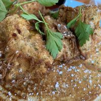 Chickun and pancake  at Fern Cafe and Bakery in Victoria