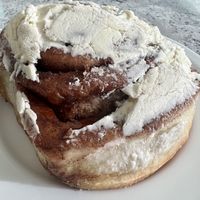 VEGAN CINNAMON BUN   at Fern Cafe and Bakery in Victoria