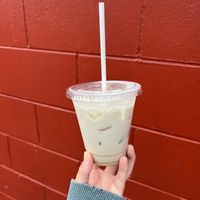iced chai latte  at Fern Cafe and Bakery in Victoria