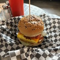 Breakfast sandwich   at Fern Cafe and Bakery in Victoria