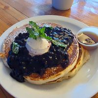 Pancakes at Fern Cafe and Bakery in Victoria