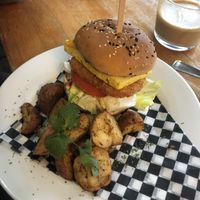 Breakfast sandwich   at Fern Cafe and Bakery in Victoria