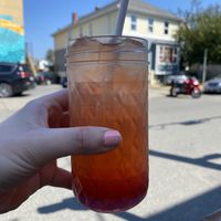 Strawberry lavender lemonade   at Fern Cafe and Bakery in Victoria