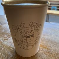 Oat milk is real milk 😎  at Fern Cafe and Bakery in Victoria