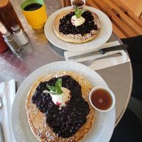 Buttermilk pancakes at Fern Cafe and Bakery in Victoria