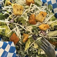 Caesar salad was so tasty!   at Fern Cafe and Bakery in Victoria