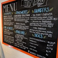 menu at Fern Cafe and Bakery in Victoria