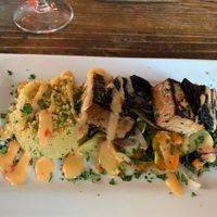 Tofu tower at Cafe Karibo in Fernandina Beach