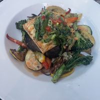 Tofu Tower at Cafe Karibo in Fernandina Beach