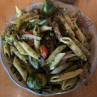 Mixed vegetable pasta at McGarity's Saloon No 61 in Jefferson