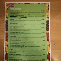 The menu at Khartoum Sudanesischer Imbiss in Berlin