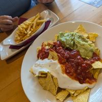 Vegan nachos at The White Hart in Chesterfield