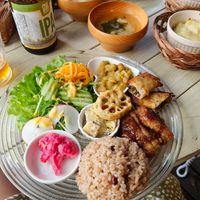 Lunch set at Ramuna in Nara