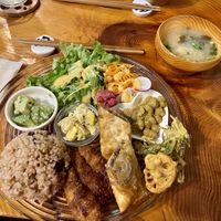 Lunch set  at Ramuna in Nara