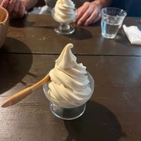 Amazake Ice-cream  at Ramuna in Nara