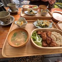 Karaage bento  at Ramuna in Nara